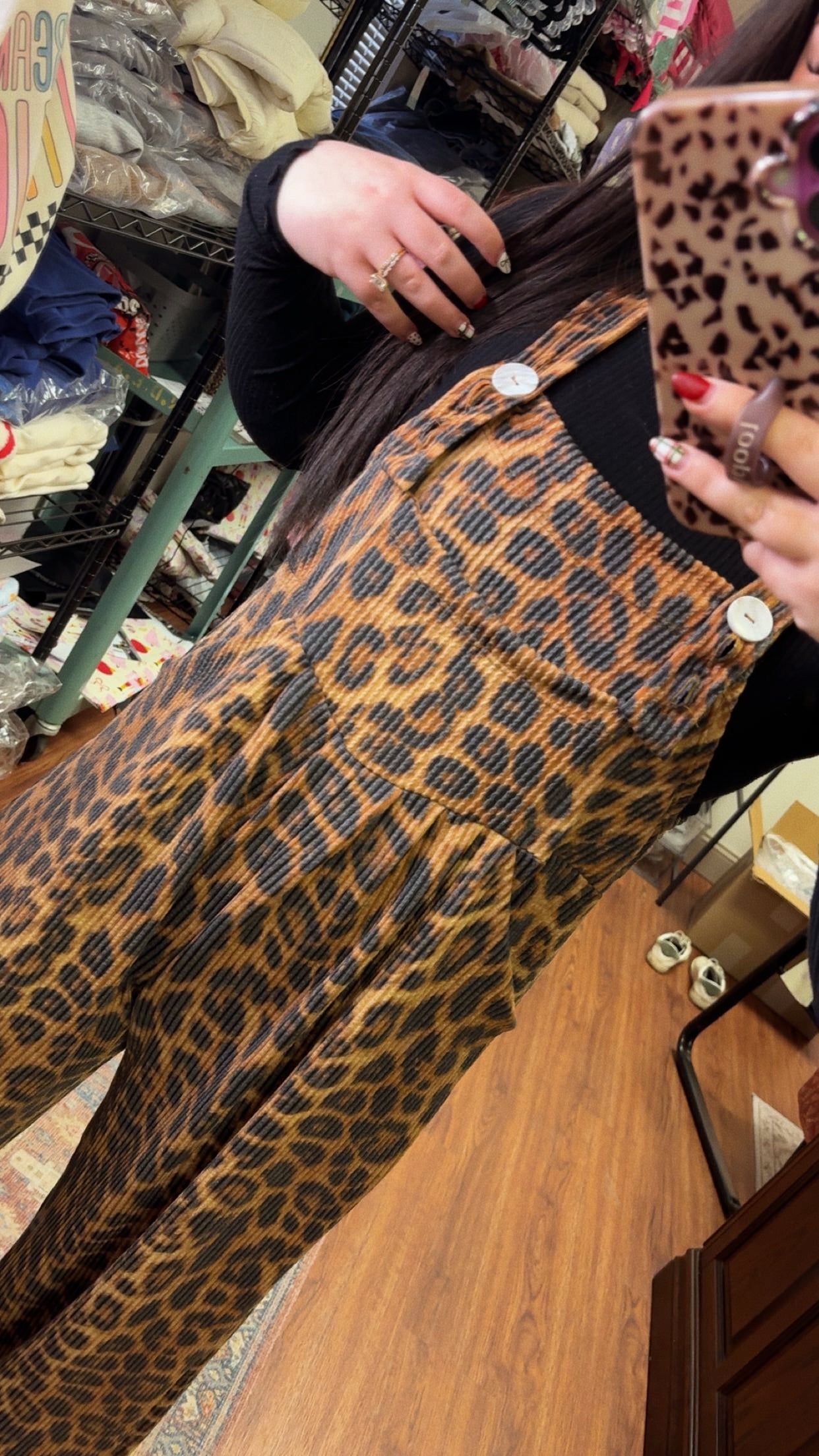 Stay Wild Leopard Overalls