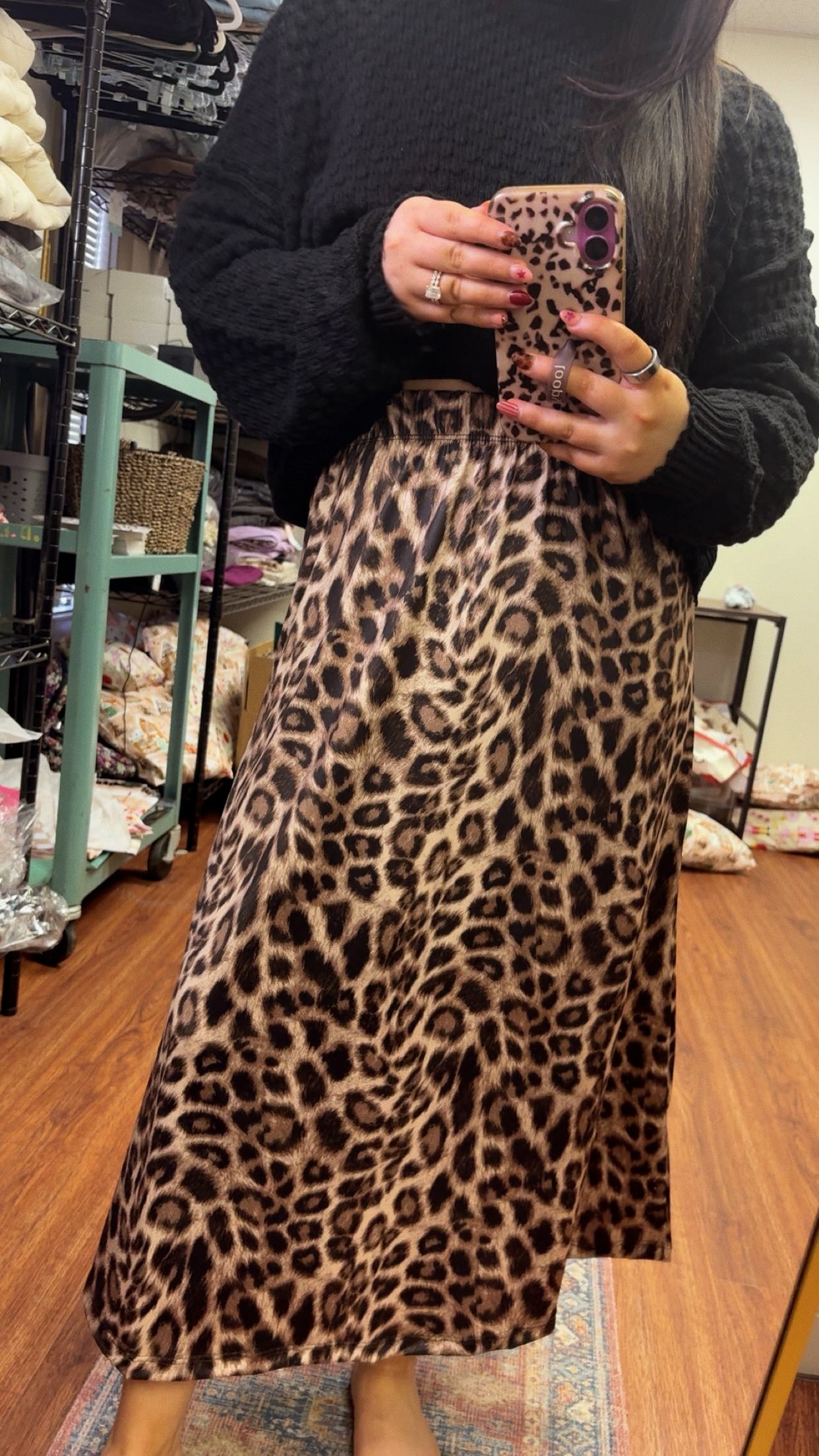 Chic And Classy Leopard Skirt