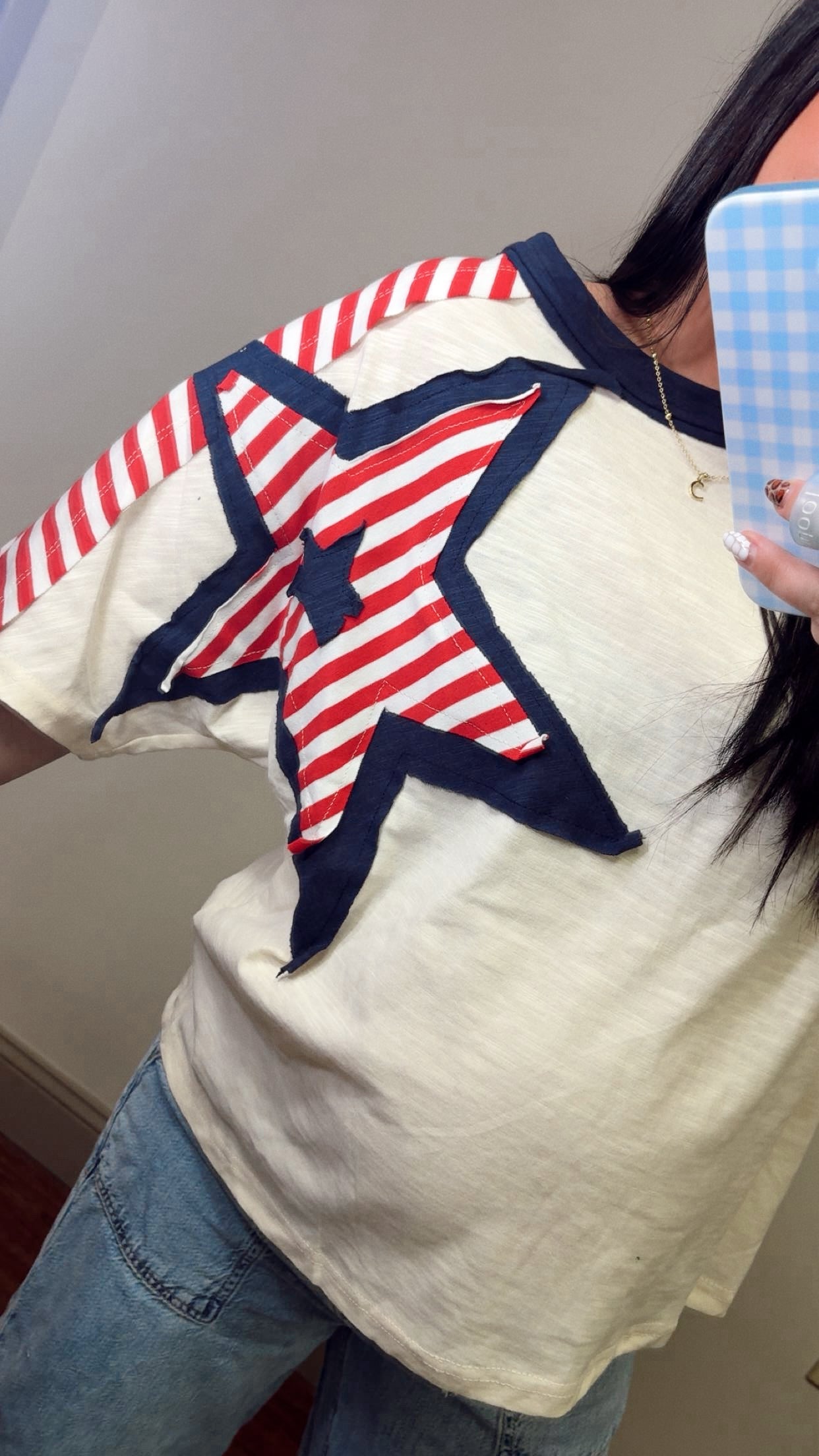 Stars And Stitches Top