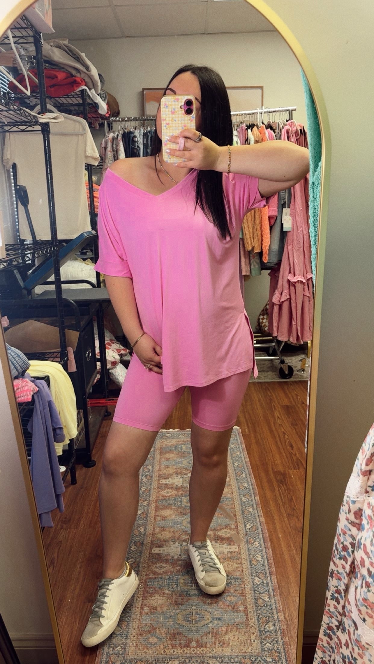 Timeless Biker Set - Candy Pink