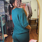 All About Comfort Ribbed Set- Teal