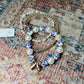 Blue Floral Bracelet Set