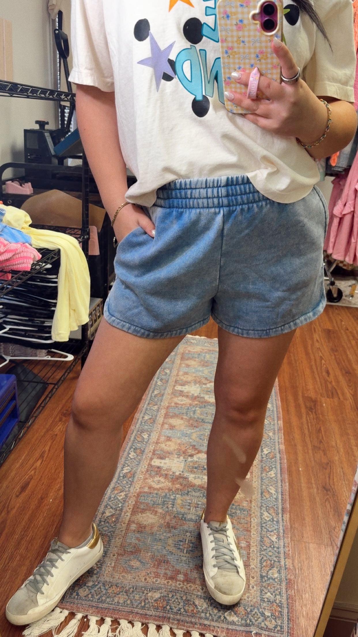 Love To Lounge Shorts - Dusty Blue