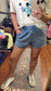 Love To Lounge Shorts - Dusty Blue