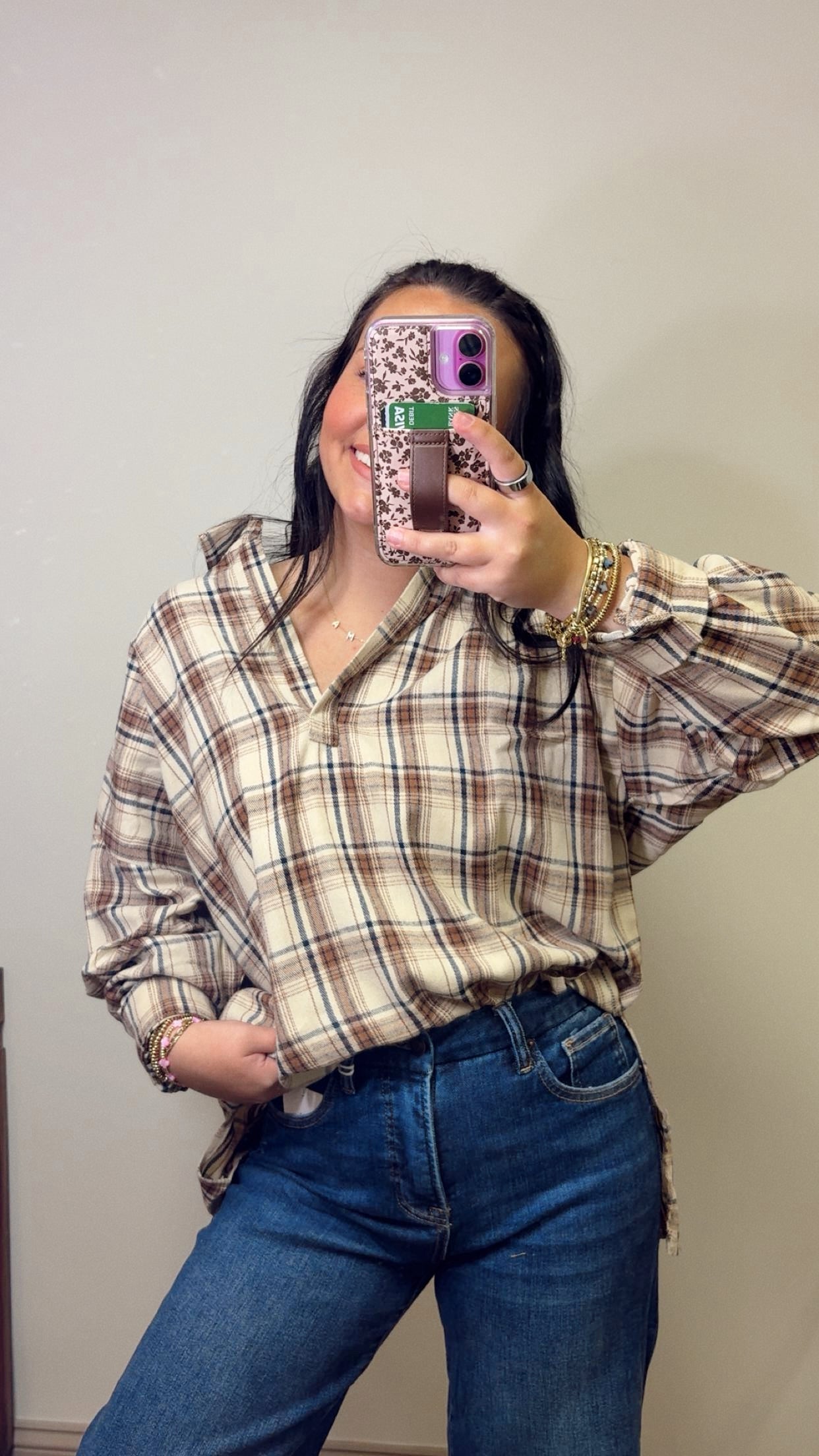 Meadows Flannel Top