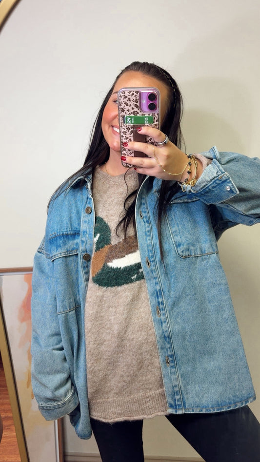Mountain Morning Denim Shacket