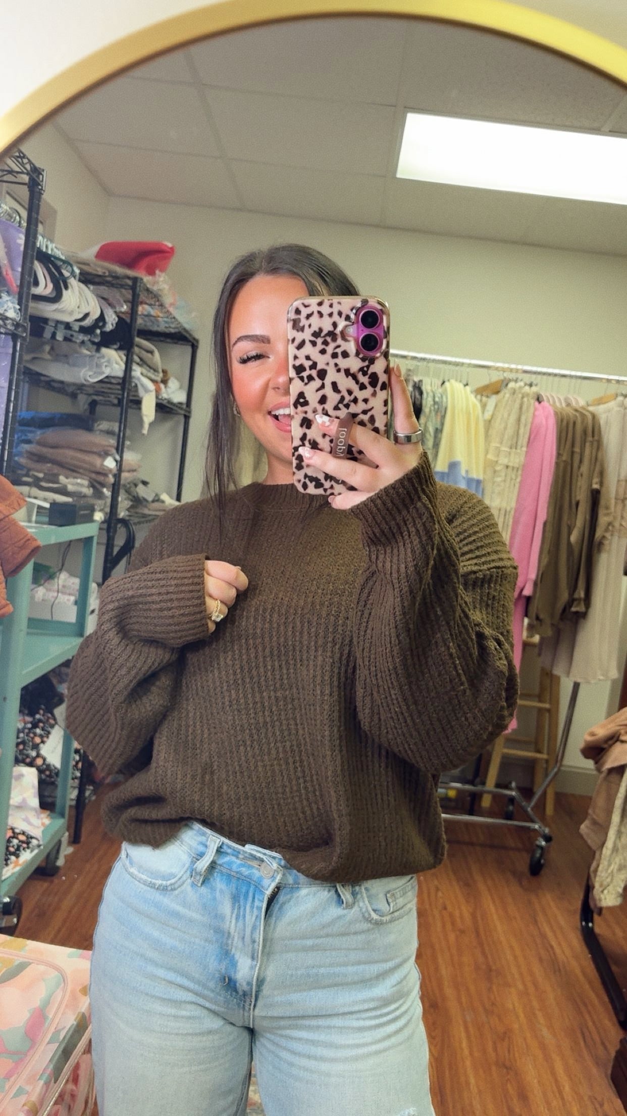 Chocolate Drop Sweater