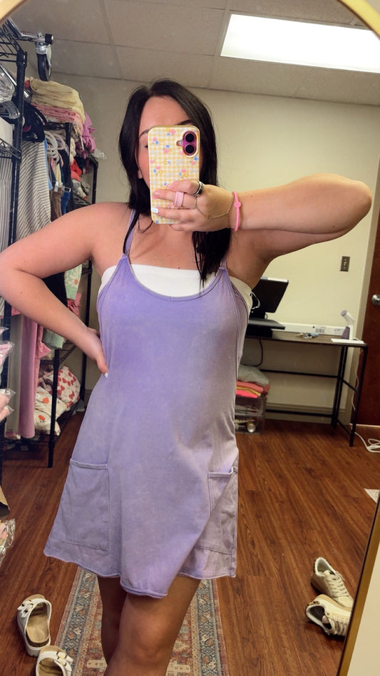 Hot Girl Walk Dress- Lavender