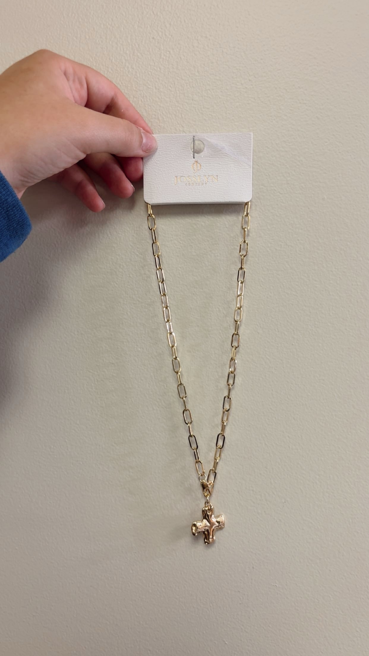 Chunky Cross Necklace
