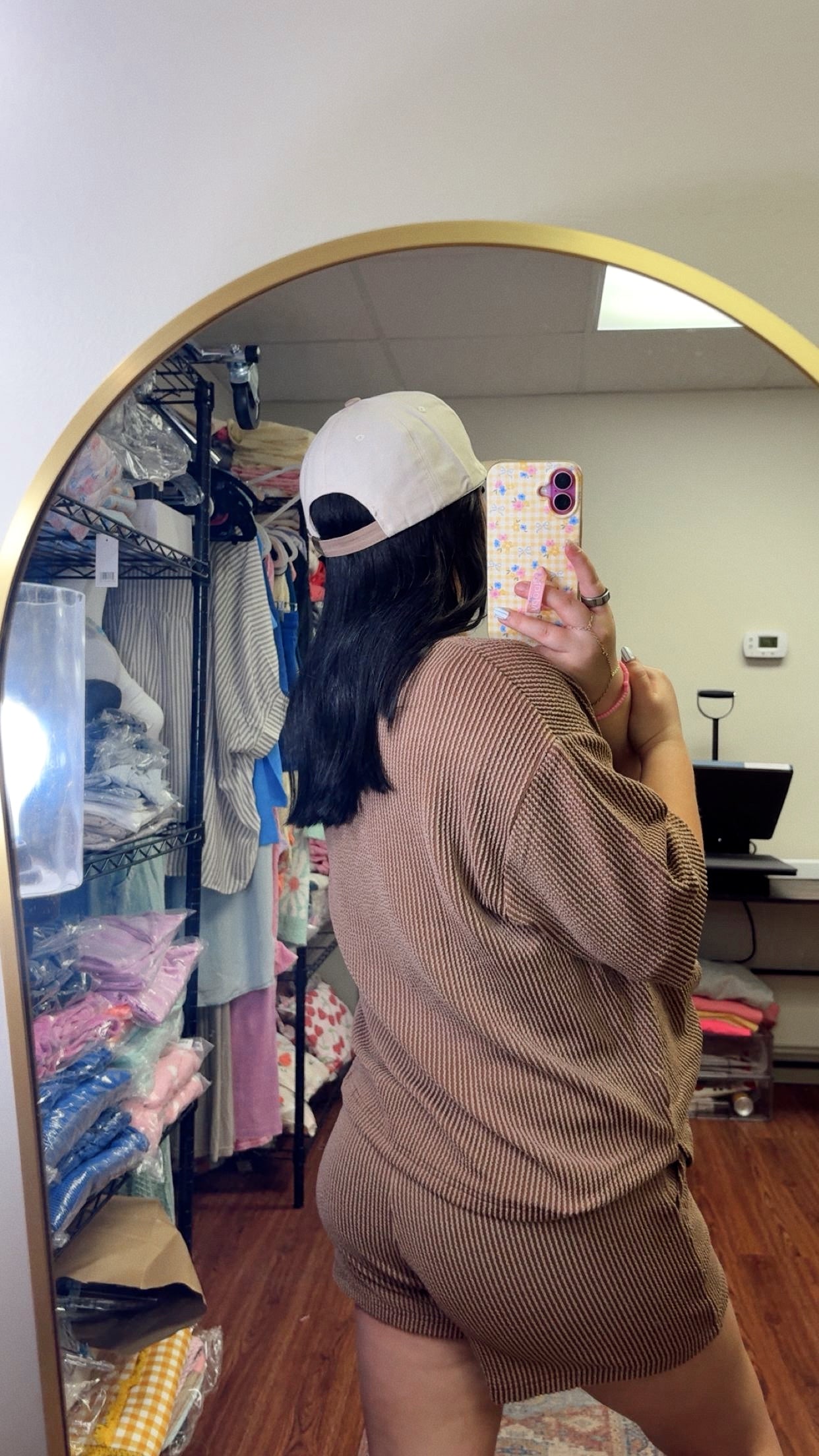 Hot Shot Ribbed Set - Brown