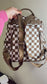 Mocha Checker Backpack