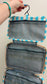 Striped Hanging Toiletry Bag