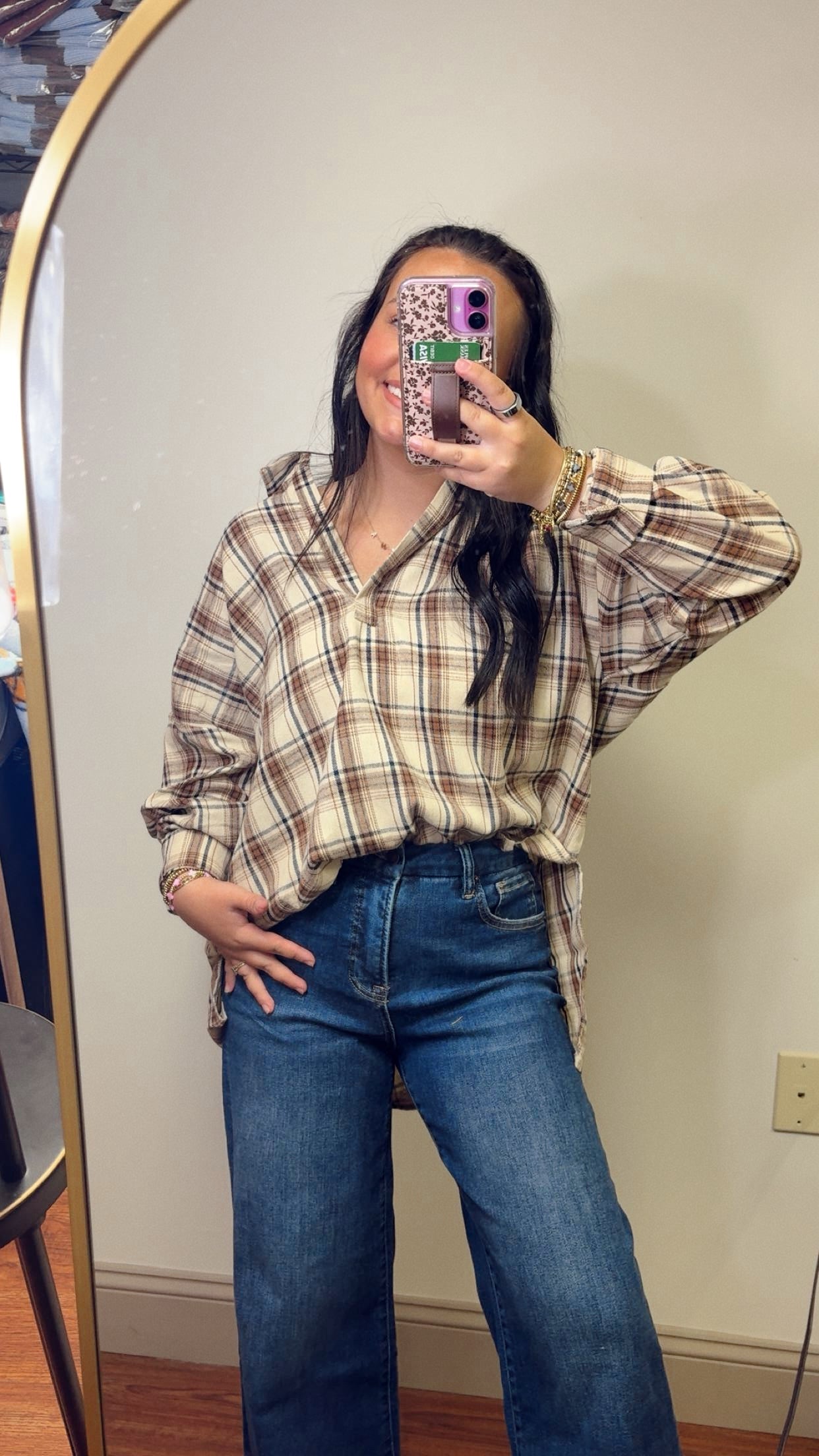 Meadows Flannel Top