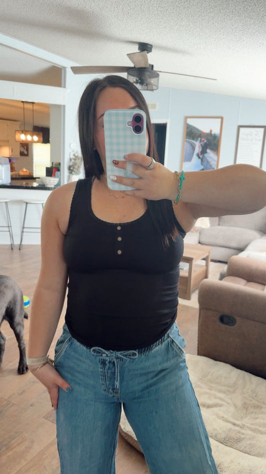 Everyday Put Together Tank - Black