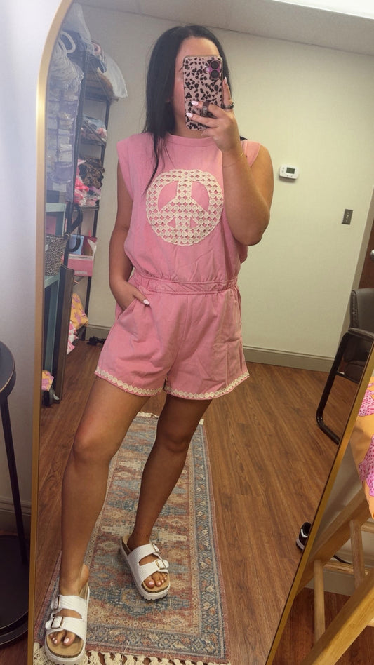 Peace And Love Romper