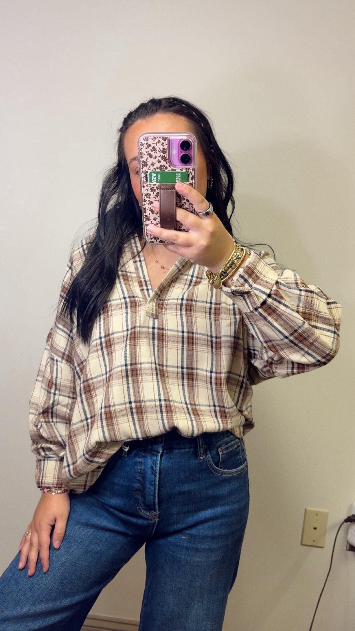 Meadows Flannel Top