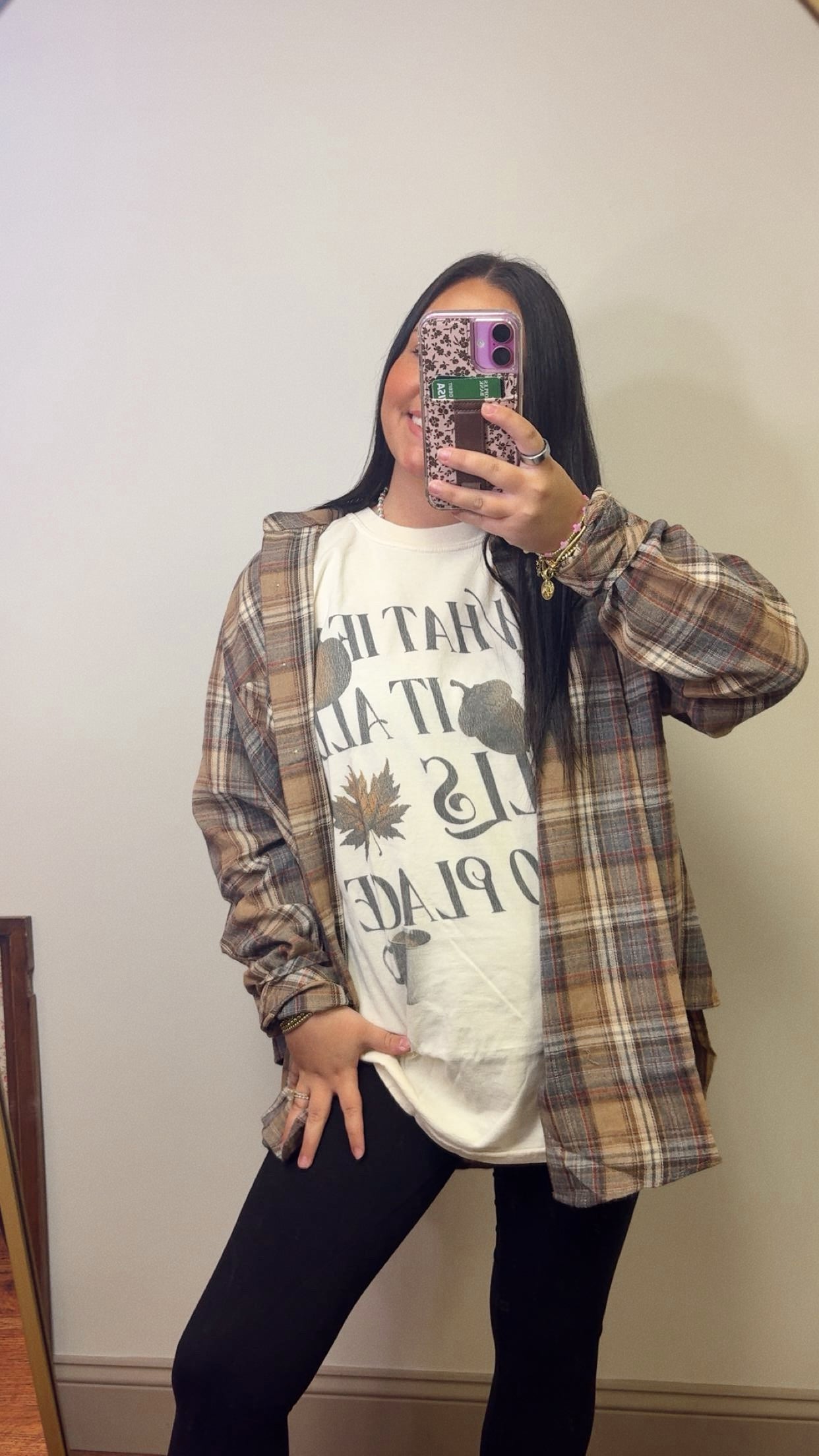 Sunday Stroll Oversized Flannel