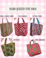 Hand Quilted Tote Bags