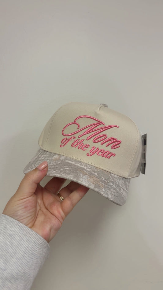 Mom Of The Year Hat