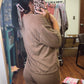 All About Comfort Ribbed Set- Mocha