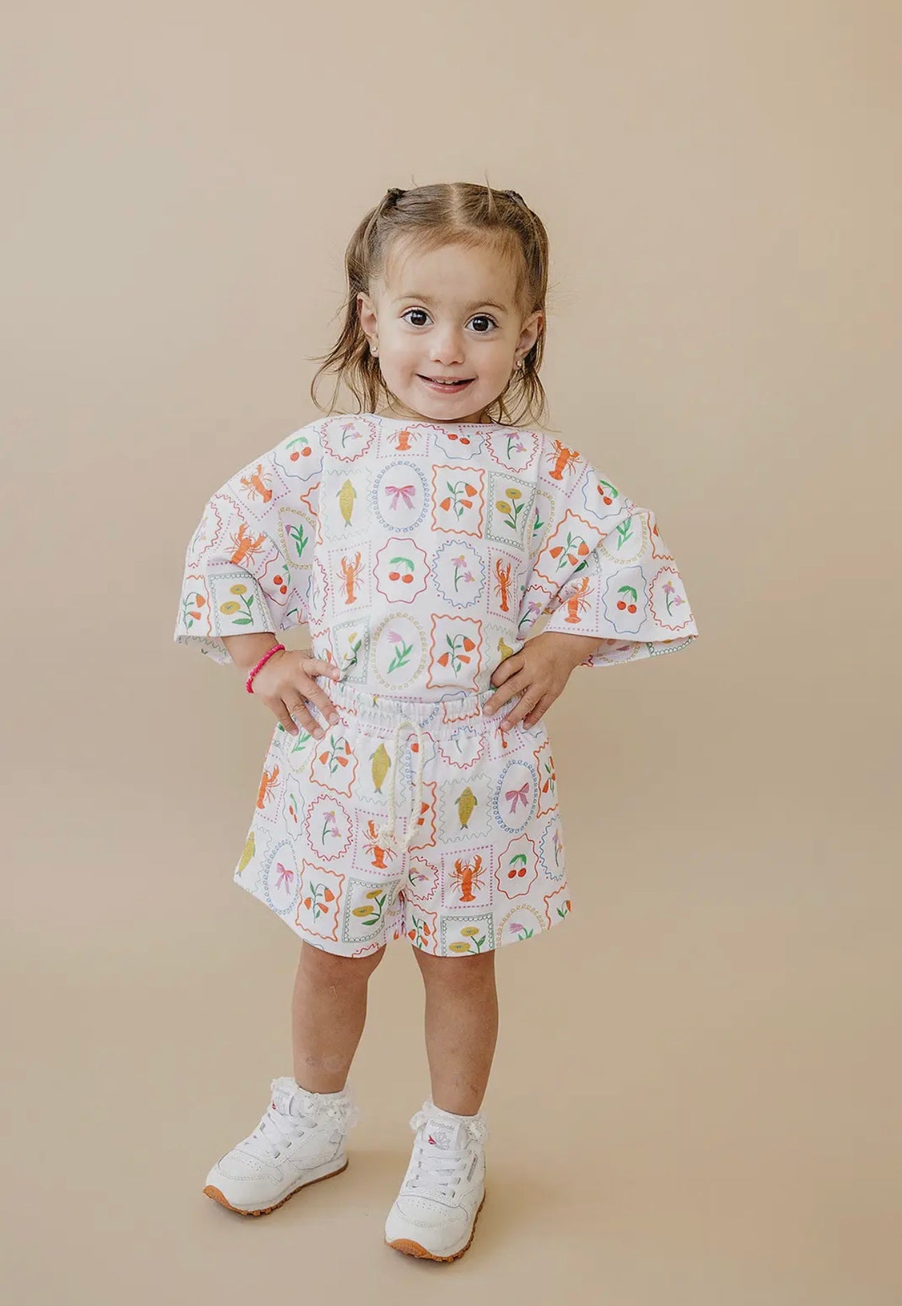 Kiddo Short Set- Whimsy Summer