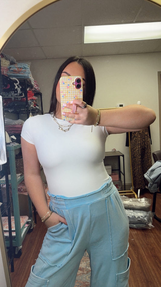 Basic Slimming Tee- White