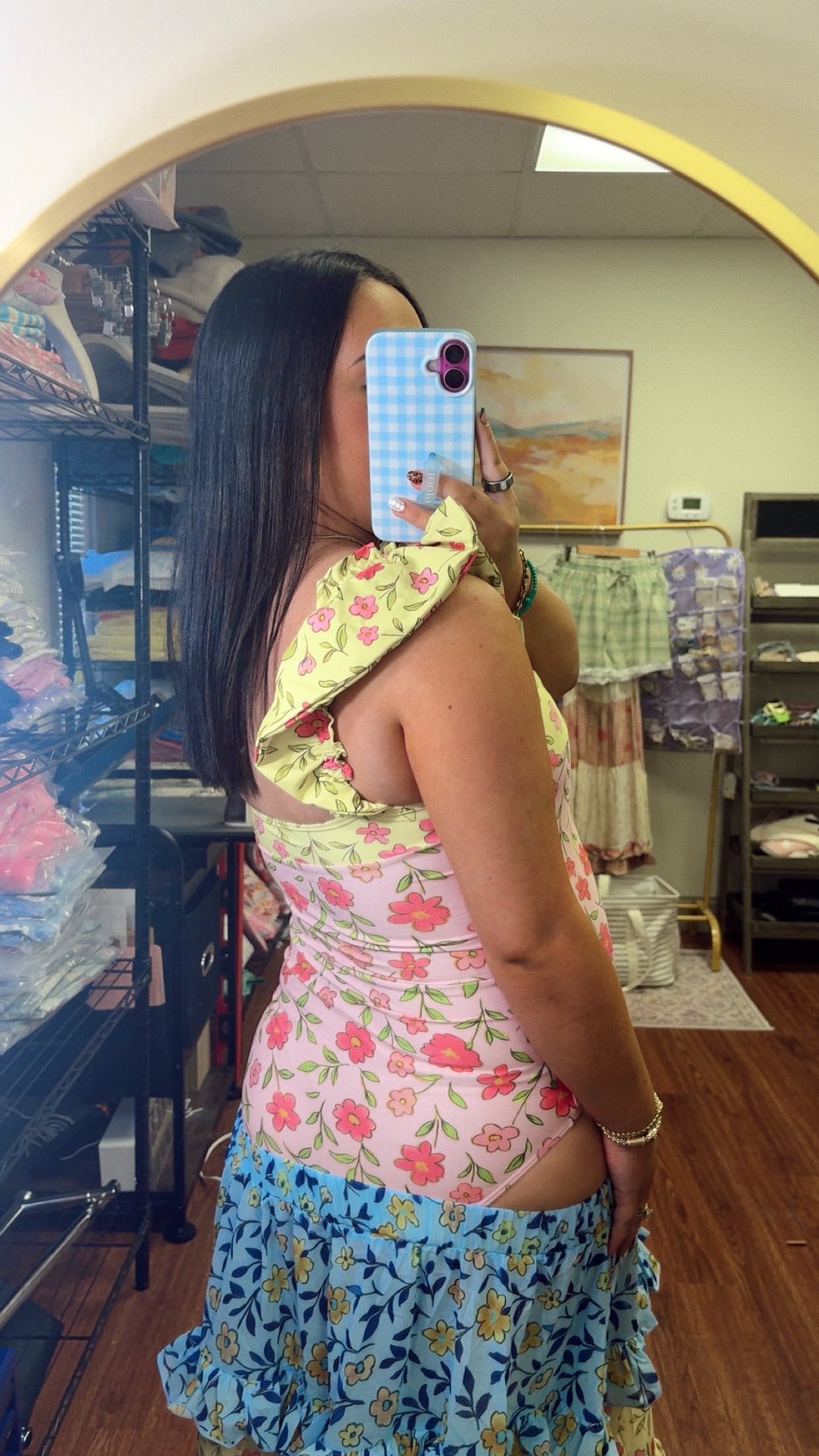 Floral Rainbow Swim Set