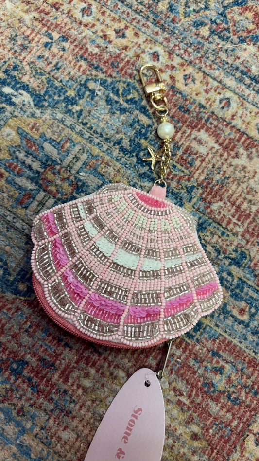 Beachin Beaded Coin Purse