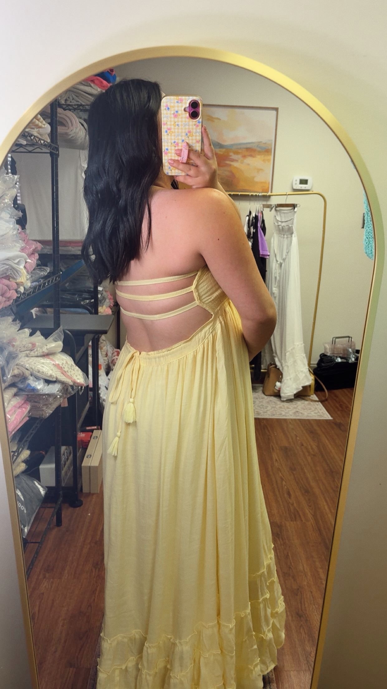 Magnolia Maxi Dress - Yellow
