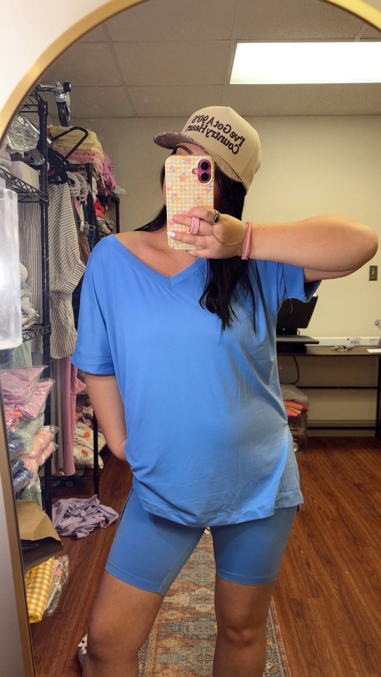 Timeless Biker Set - Cornflower Blue