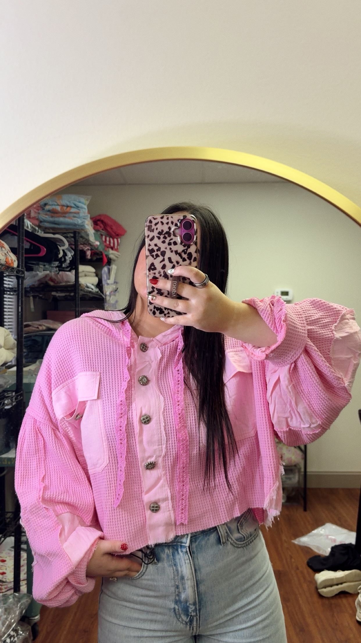 Bubblegum POL Shacket