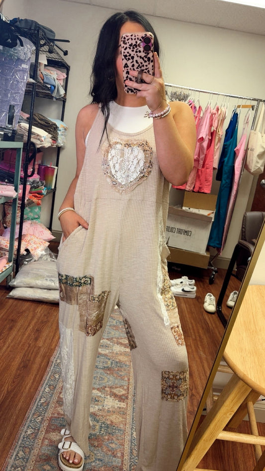 Patchwork POL Jumpsuit