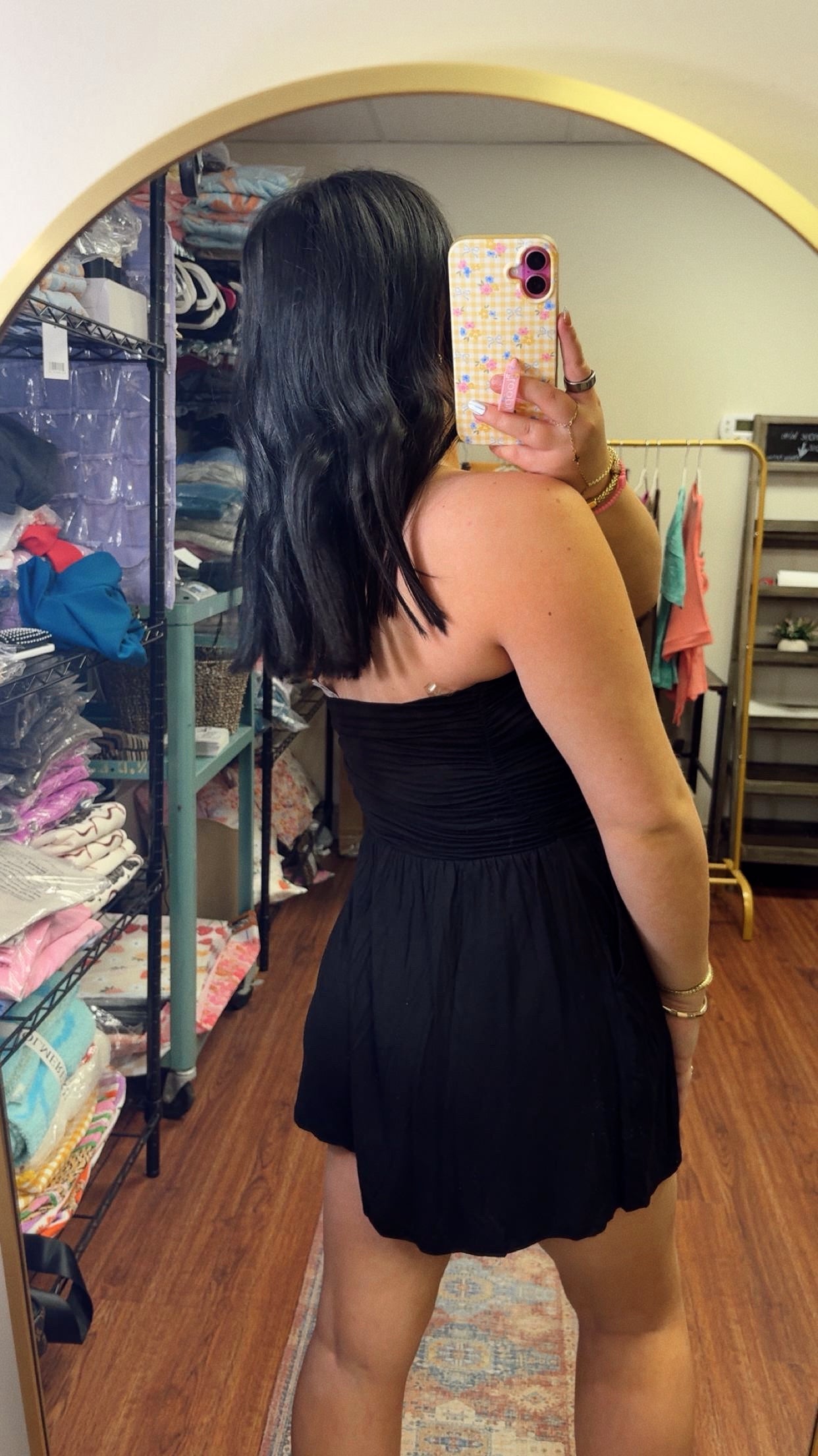 Dolled Up Romper- Black