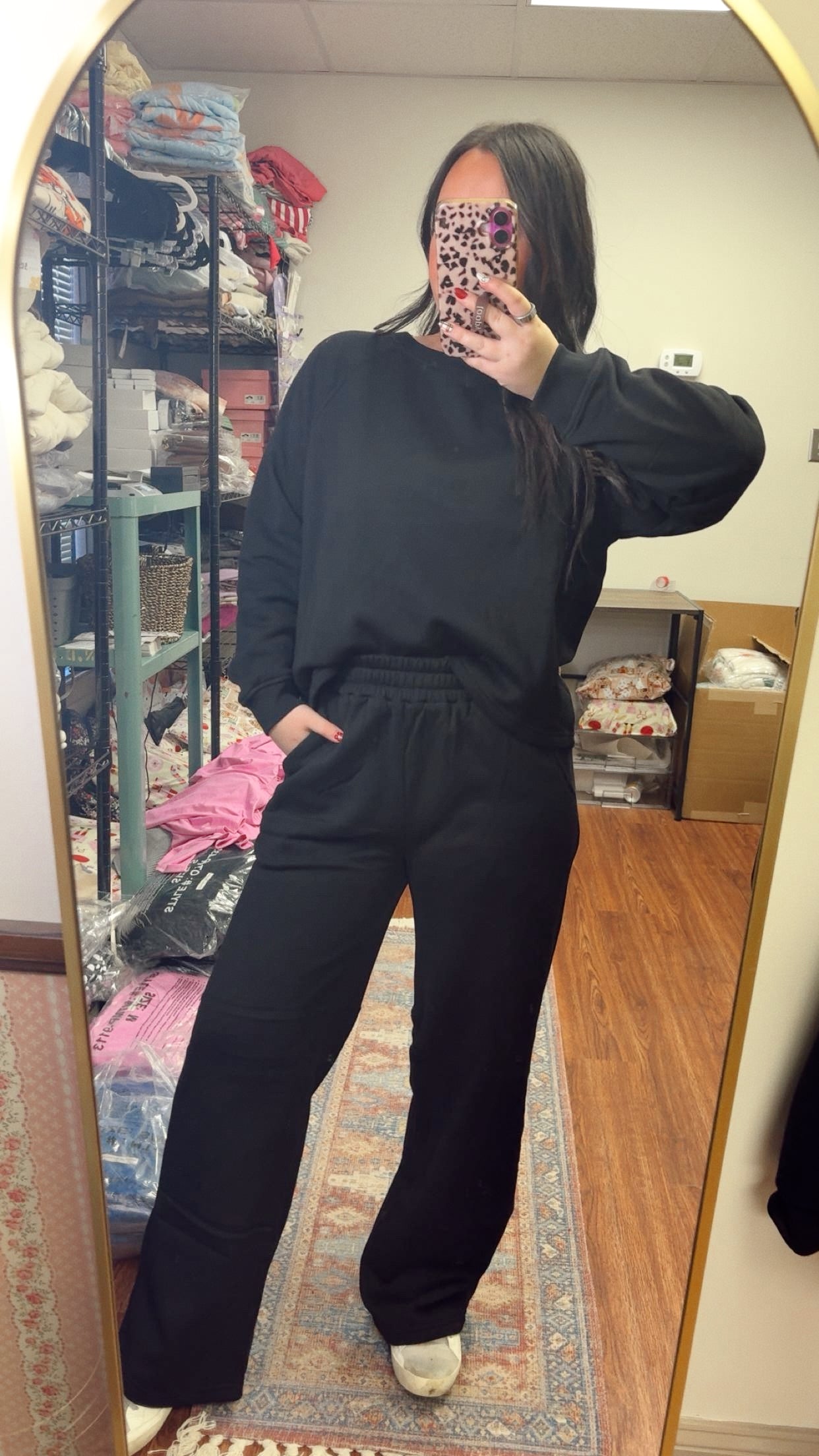 Snowy Day Set- Black