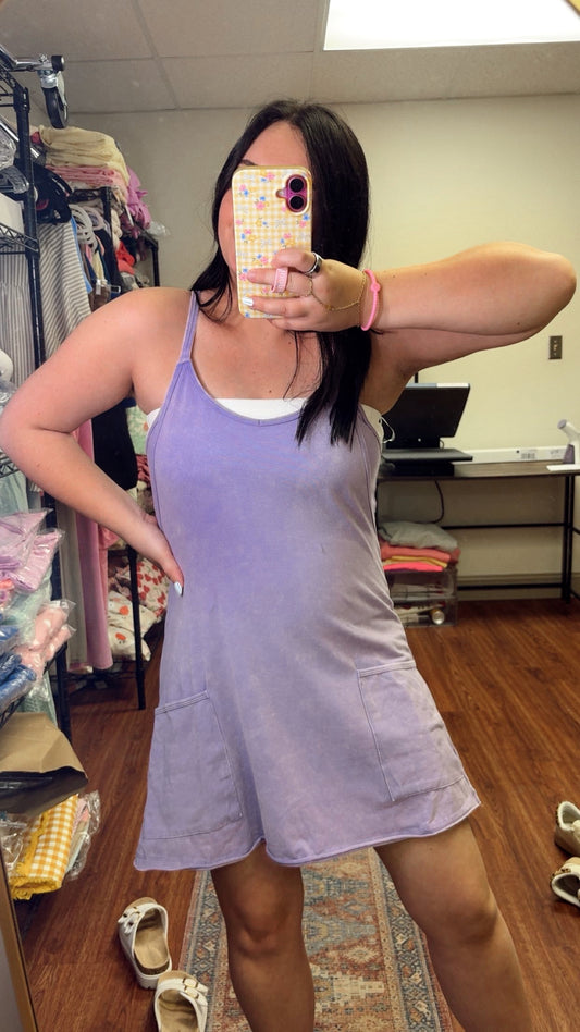 Hot Girl Walk Dress- Lavender