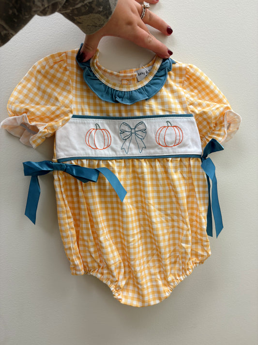 Gingham Pumpkin Bubble