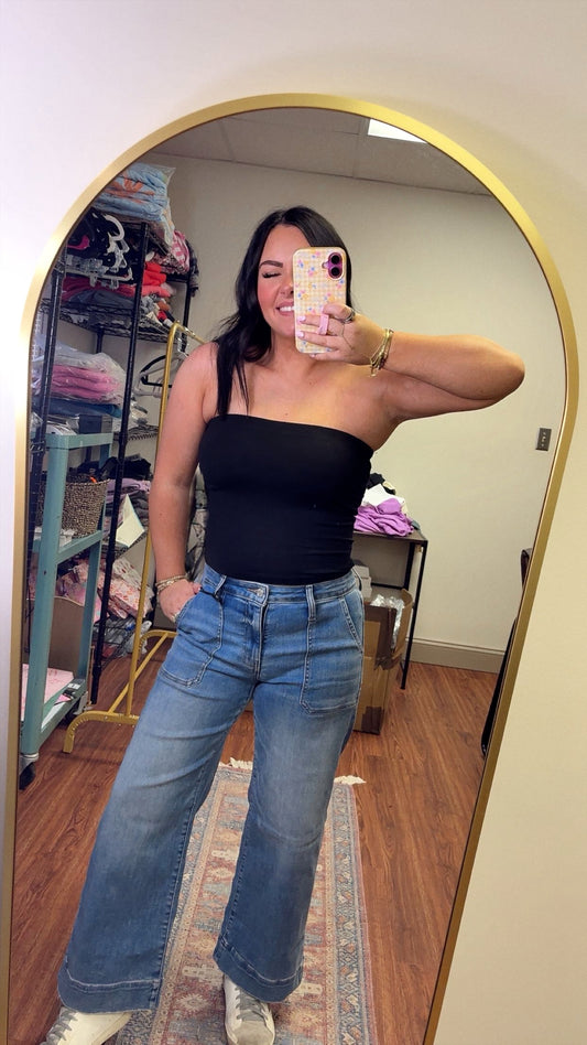 Basic Tube Top- Black