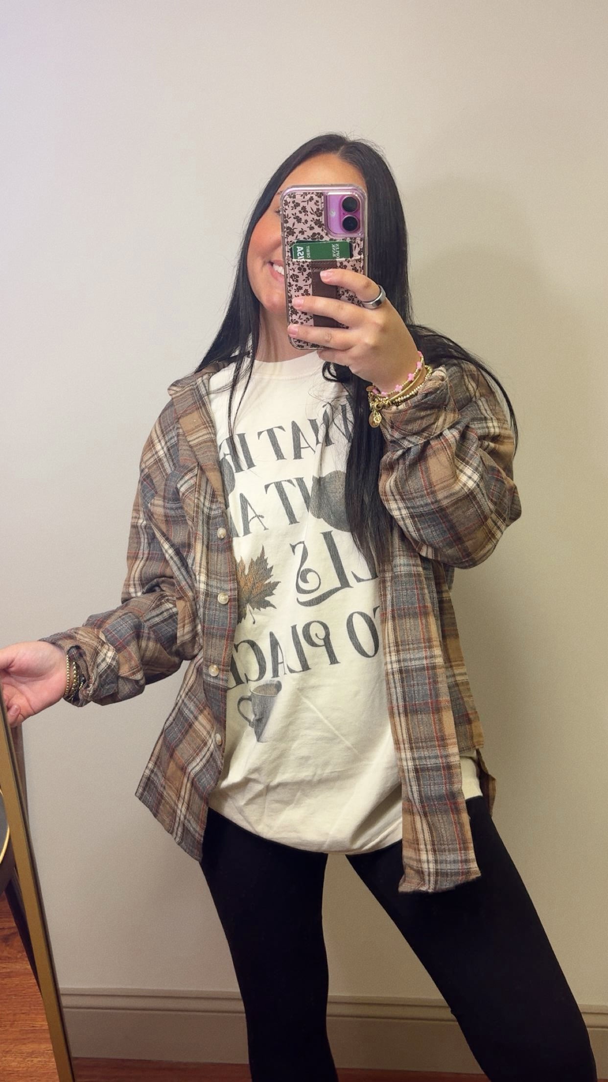 Sunday Stroll Oversized Flannel