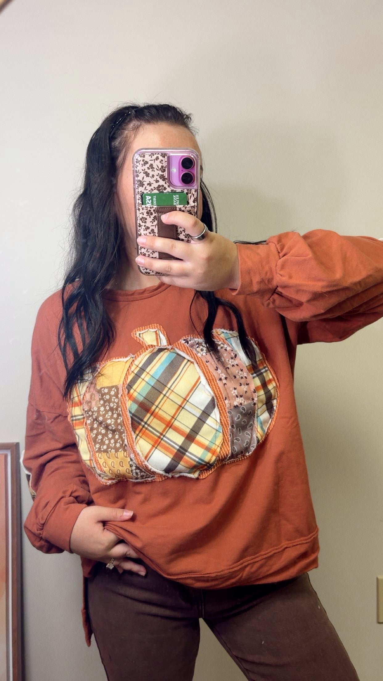 Pumpkin Patchwork Sweatshirt