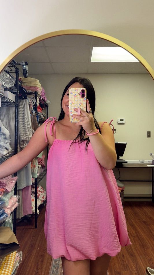 Bubble Dress - Pink