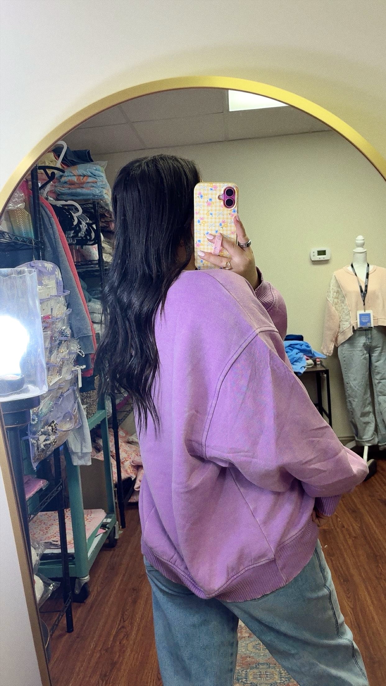 Purple Rain Oversized Sweatshirt