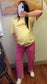 Bold Barrel Jeans - Hot Pink