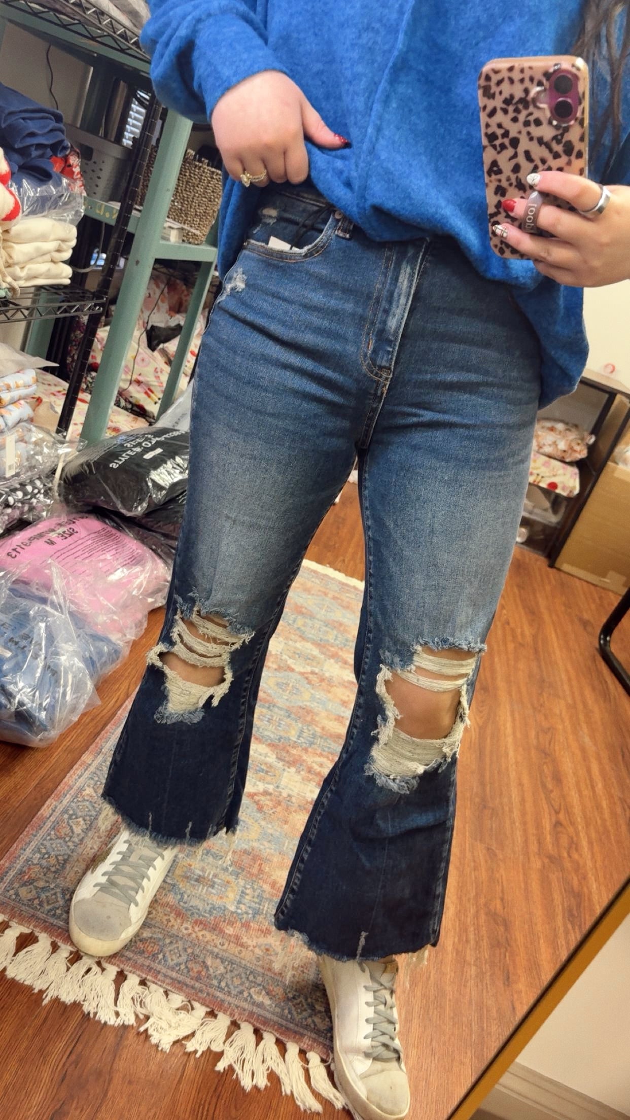 The Crop Club Jeans