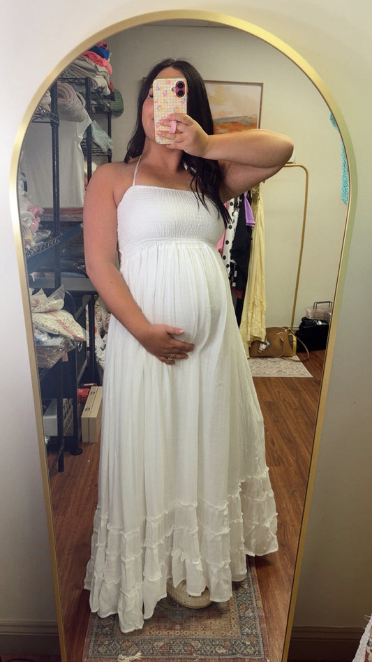 Magnolia Maxi Dress - White