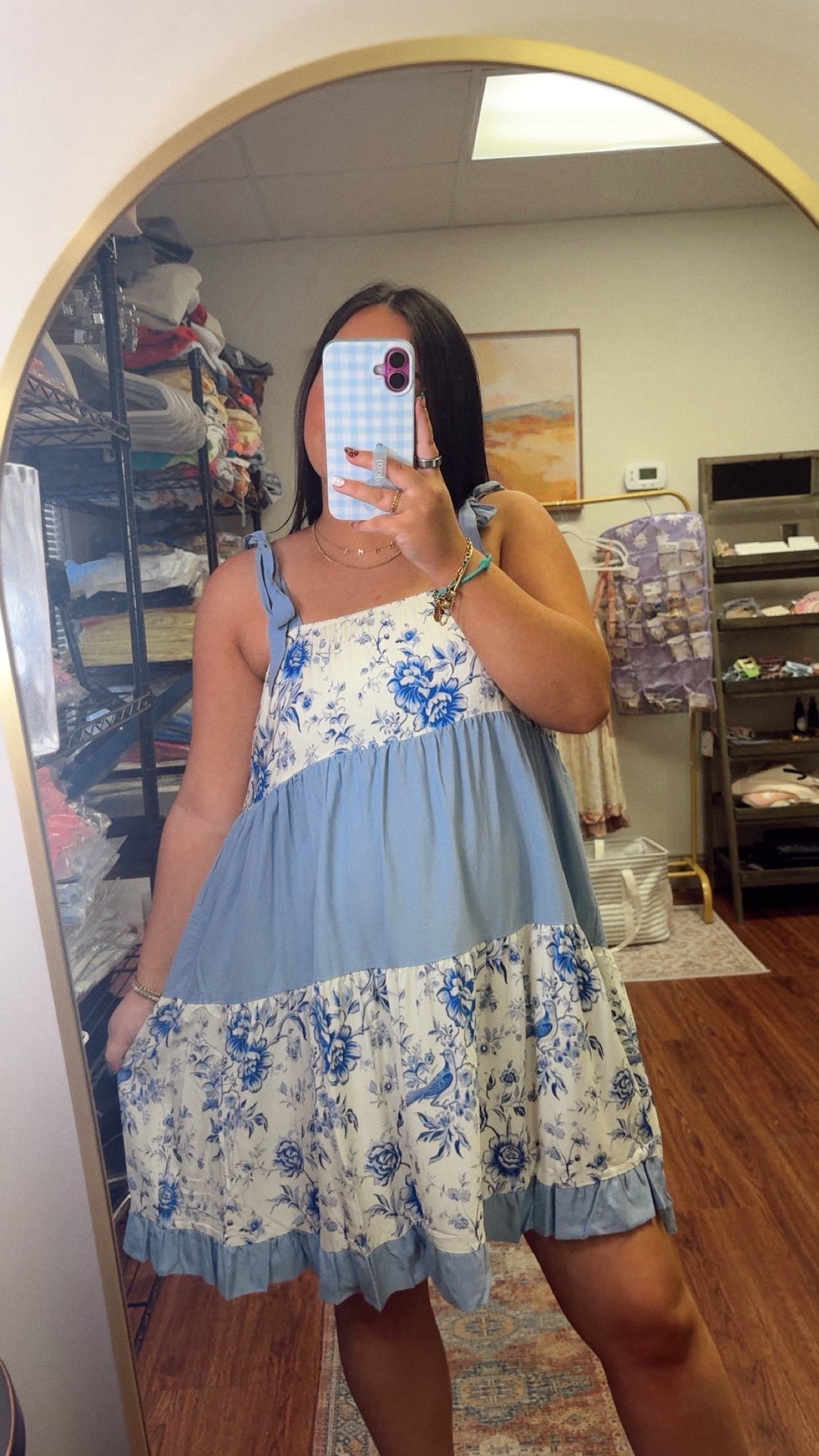 Garden Party Dress - Blue