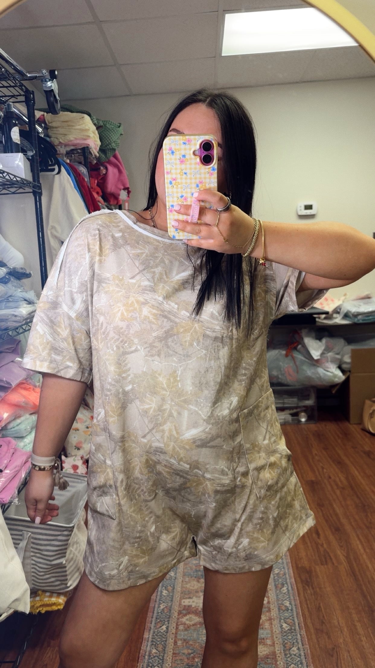 Woodland Camo Romper