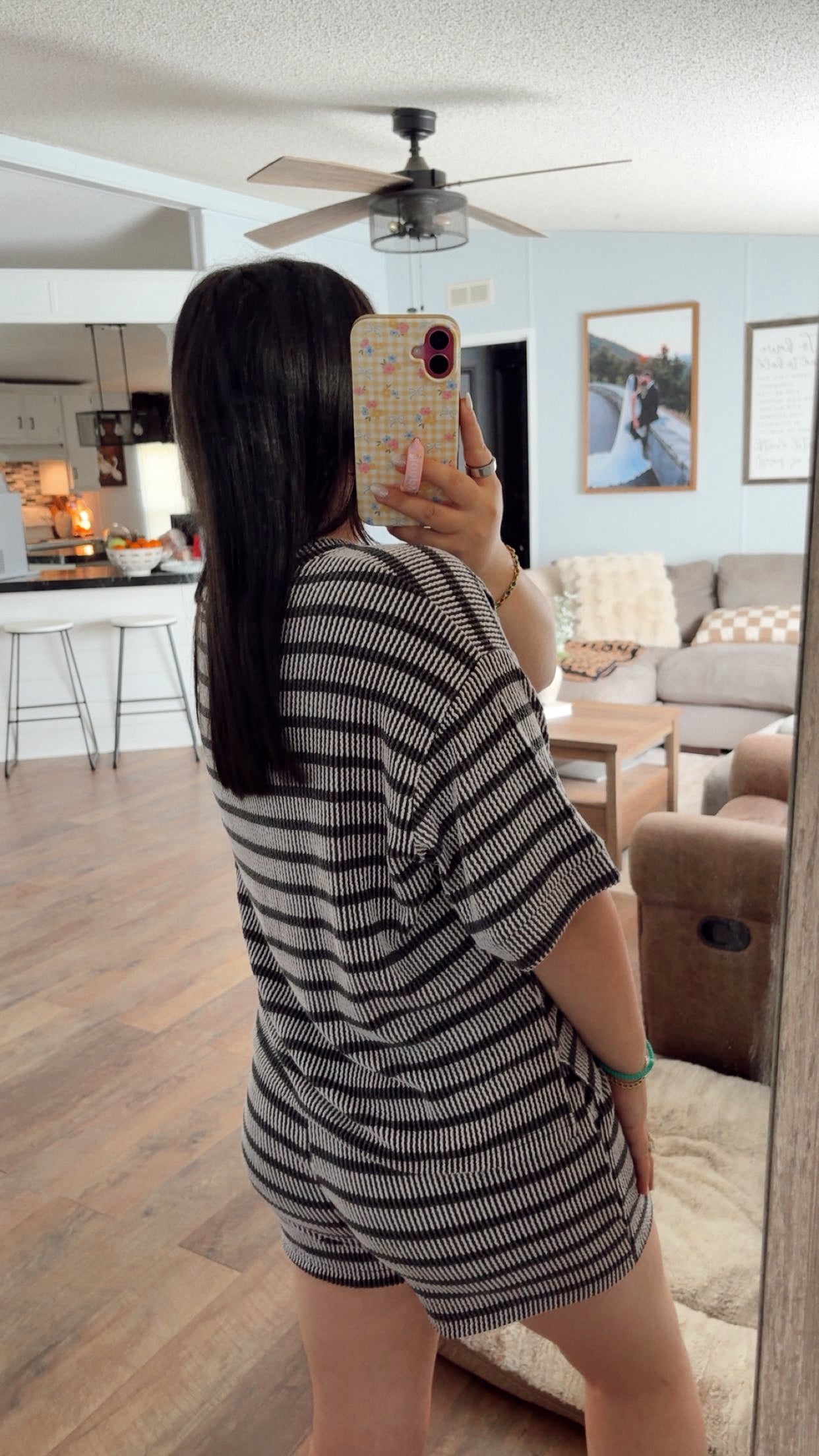 Styling Stripes Ribbed Set - Black
