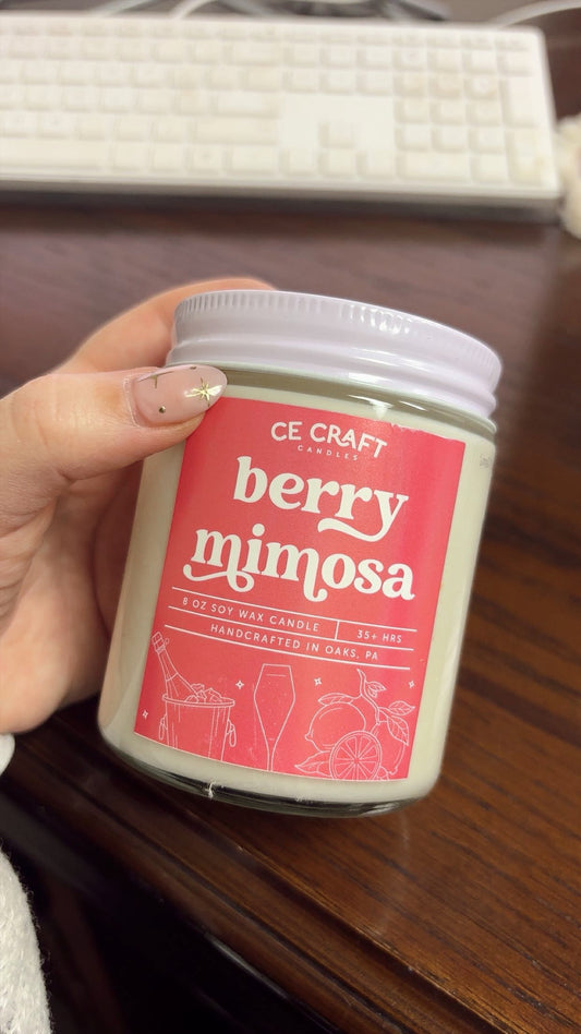 Berry Mimosa Candle