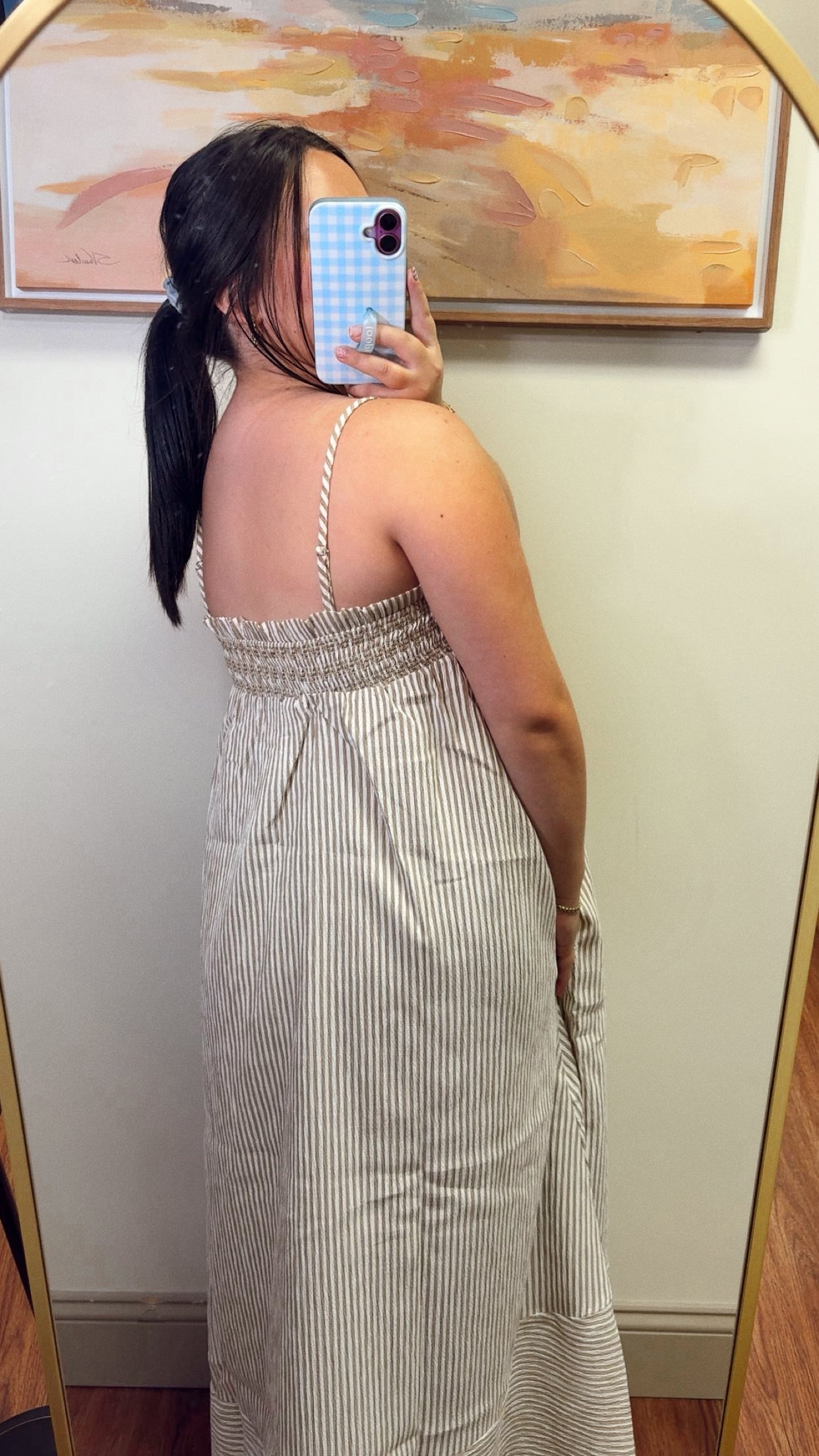 Sandy Toes Stripe Dress