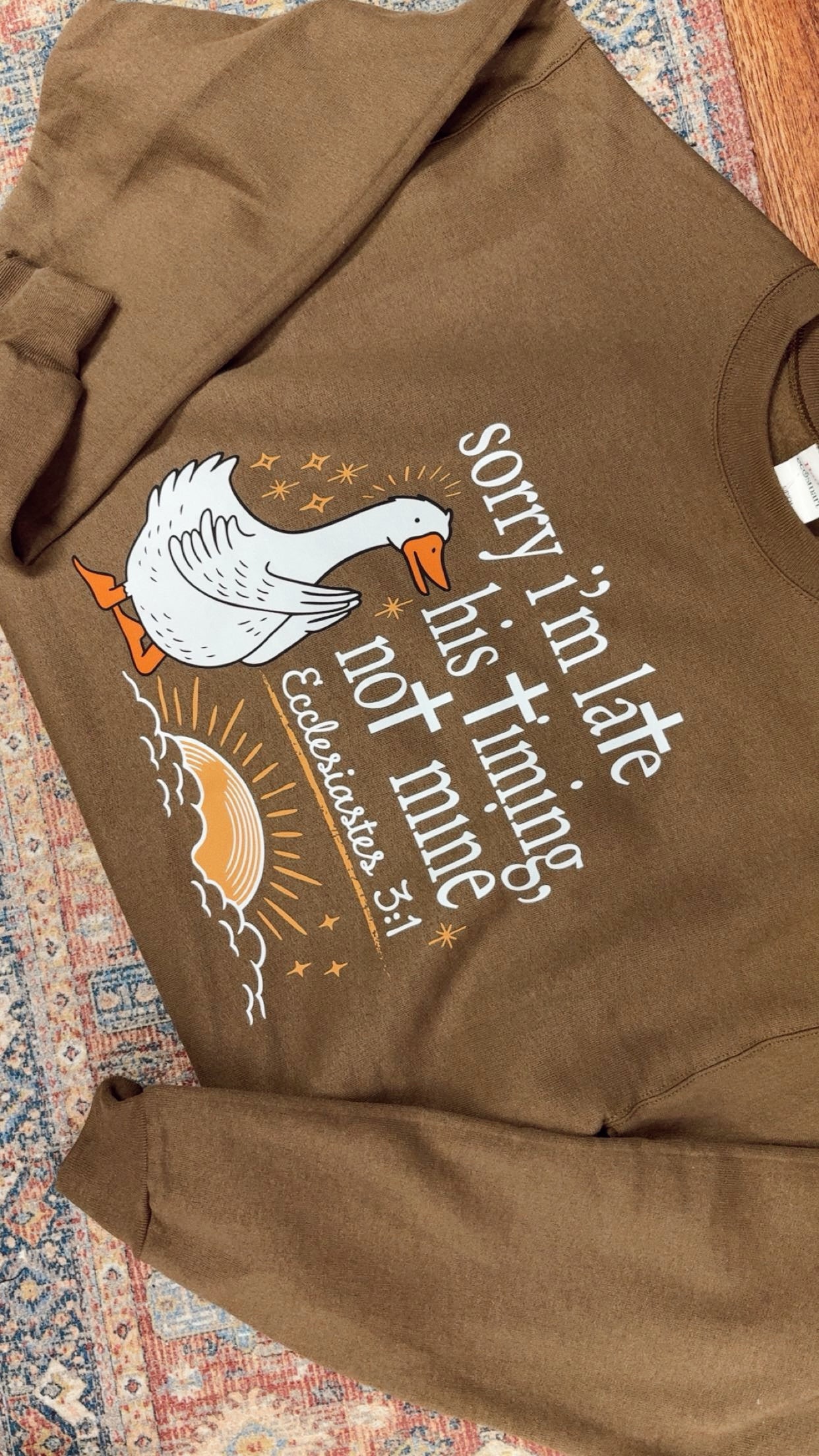 His Timing Not Mine Crewneck